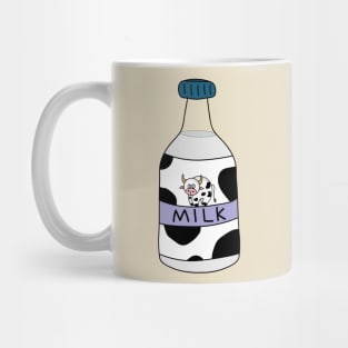 Cute bottle of milk with stains Mug